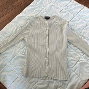 Dockers Light Green 3/4 Length Sweater